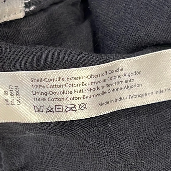 Free People Black Shailee slip mini dress with cami straps pleated hem sz Small - Picture 15 of 16